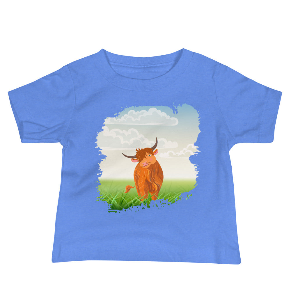 Highland Coo Baby Jersey Short Sleeve Tee