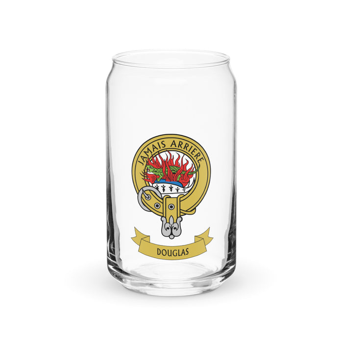 Clan Douglas Crest Can-Shaped Glass