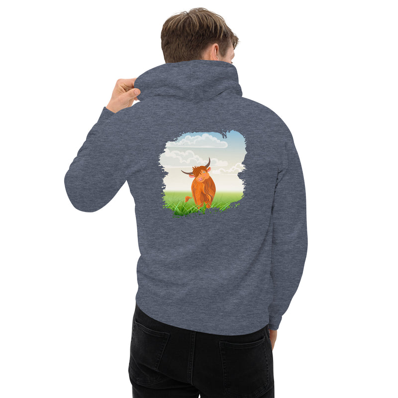 Highland Coo Adult Hoodie