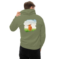 Highland Coo Adult Hoodie