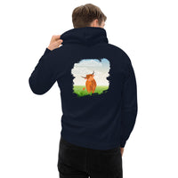 Highland Coo Adult Hoodie