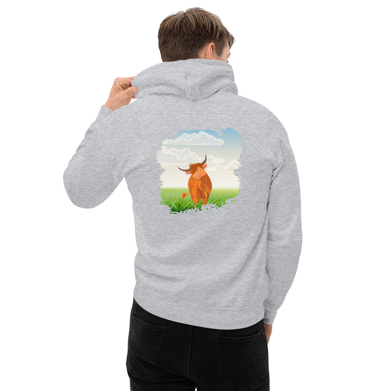 Sweat à capuche pour adulte Highland Coo