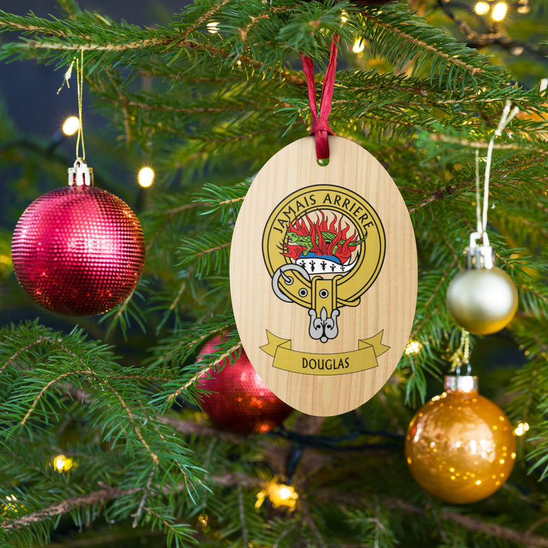 Douglas Crest Wooden ornaments