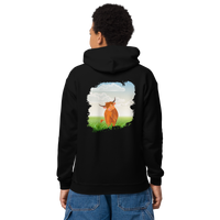 Highland Coo Youth Hoodie