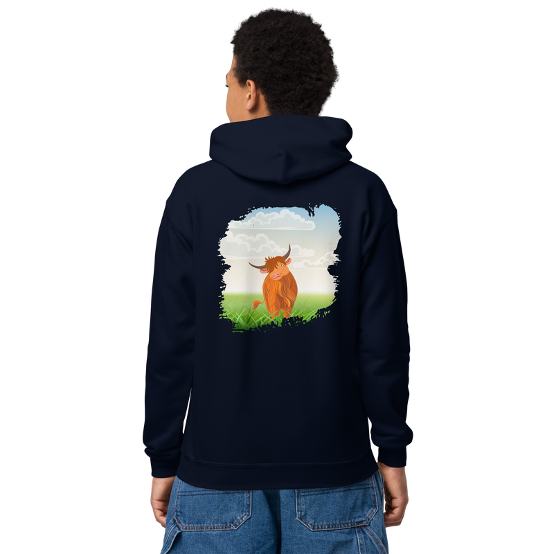 Highland Coo Youth Hoodie