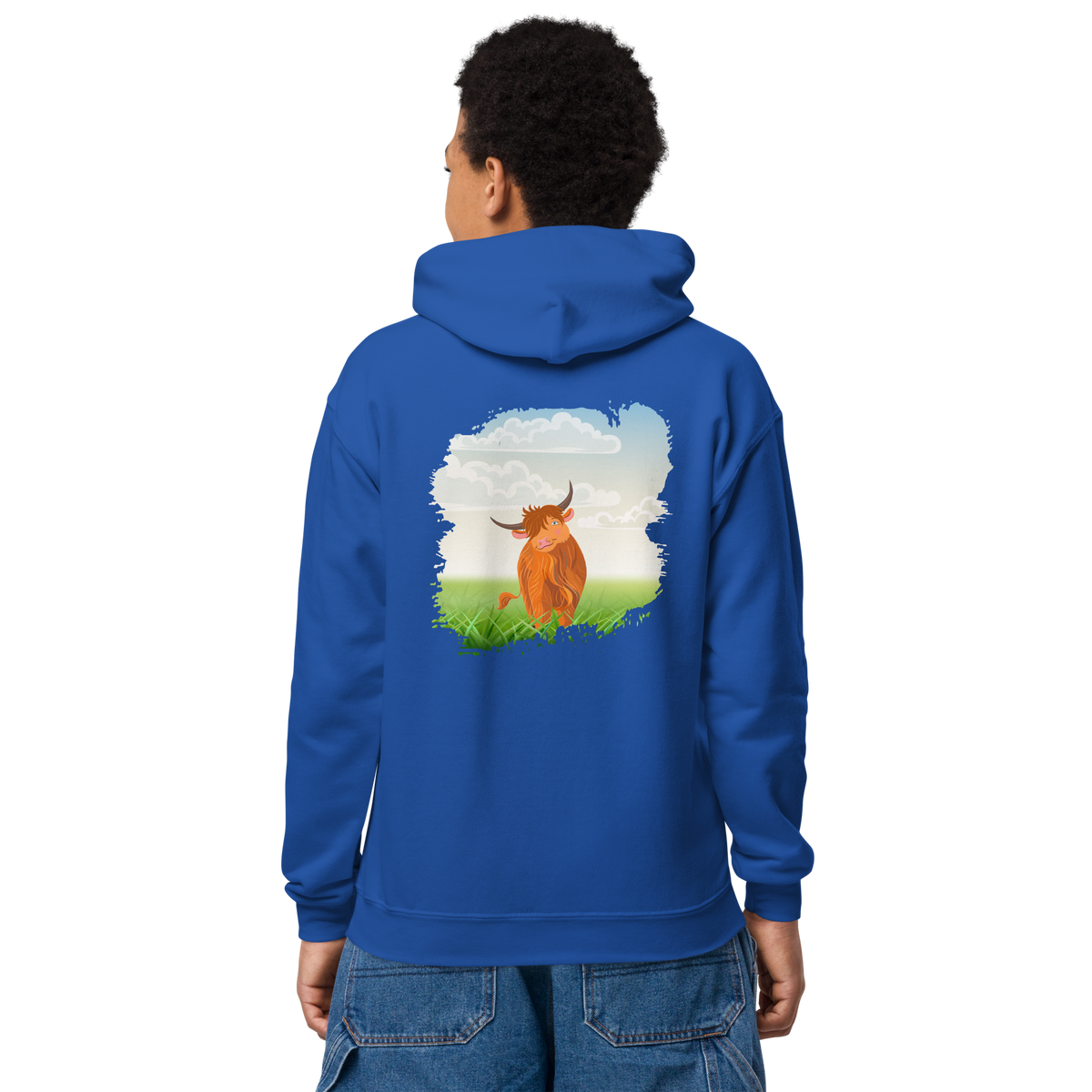 Highland Coo Youth Hoodie